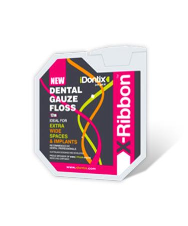 X-Ribbon Dental Gauze Floss 12 m (Pack of 1) ROLL