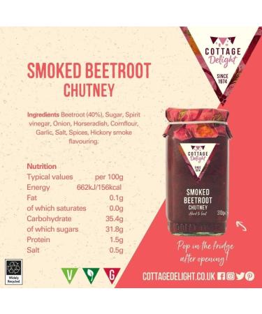 Cottage Delight Smoked Beetroot Chutney - Deliciously Unique Flavor - Buy Online on GoSupps.com