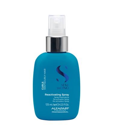 Alfaparf Milano Semi Di Lino Reactivating Curl Spray - Curl Activator Detangling Spray & Thermal Protection for Hair for Restored Hair Shine - Lightweight Hydrating Hair Products (4.23 fl oz)