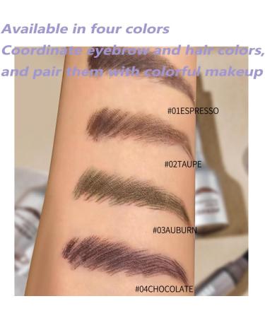 Angled Brush & Dip Liquid Eyebrow Gel Liquid Eyebrow Brush Brow-Fection Angled Brush & Dip Brow Fection Angled Brush & Dip Eyebrow Dip Smudge Proof Eyebrow Pencils Creates Natural Looking Brows (03) - Buy Online on GoSupps.com