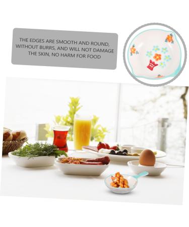 Ciieeo 10 Pcs Seasoning Dish Soy Dipping Bowl Household Snack Dish Sugar Container Flower Shape Sauce Dish Appetizer Dish Serving Saucers Bowl Dishes Sushi Child Ceramics Snack Plate 13.8X10X2.5CMx5pcs As Shownx5pcs - Buy Online on GoSupps.com