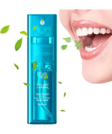 Breathing Fresh: Sugar-Free Bad Breath Spray | PH-Balanced 11ml Travel Mouthwash | Refreshing Floral & Fruity Fragrance for Oral Care - Buy Online on GoSupps.com