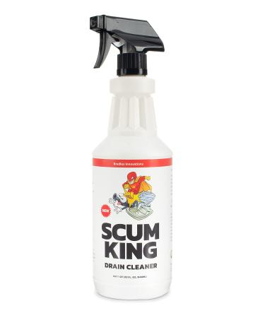 Scum King Drain Cleaner | Drain Cleaner | Remove Organic Drain Scum (32 oz)