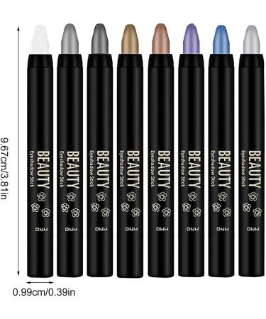  lyanny lyanny Set of 8 cream eyeliner pencils water-resistant long-lasting for cosmetics - Buy Online on GoSupps.com