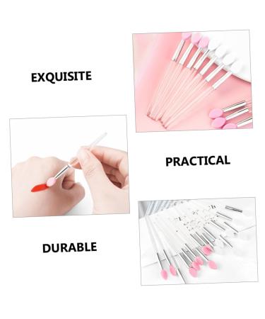 10pcs Lip Mask Brush Set - Silicone Lipstick Applicators & Makeup Wands | Portable Eye Shadow & Brow Brushes - Best for Lip Balm & Makeup - Buy Online on GoSupps.com