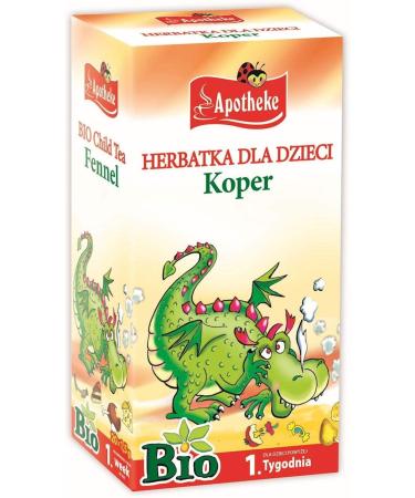 APOTHEKE Tea for children - organic dill 20 x 1.5 g Pharmacy