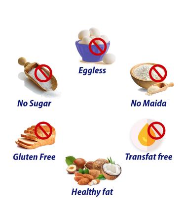 Diabexy Cookies Combo (Almond Coconut & Chocolate) - Sugar Control for Diabetes - 200gm Each (Pack of 3) - Snacks Gift Pack - Buy Online on GoSupps.com