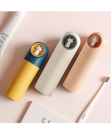 Multi-Colored Children s Toothbrush Set - 3 Travel Toothbrushes Cup & Case for Home School & Camping - Portable & Fun for Young Girls - Buy Online on GoSupps.com