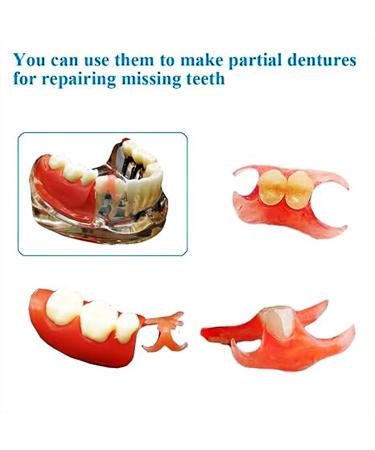 DIY denture kit with dental wax for making partial and full dentures at home equipped with tools and temporary teeth - Buy Online on GoSupps.com
