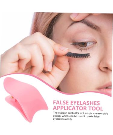 Shop Minkissy 4pcs False Eyelash Kit - Eyelash Applicator Tweezers & Mascara Shield Tool | International Shipping - Buy Online on GoSupps.com