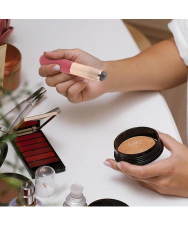 4pcs Silicone Lip Brush Set - Lipstick Concealer Lip Balm Applicator - Pink Makeup Brush for Perfect Lips - Buy Online on GoSupps.com