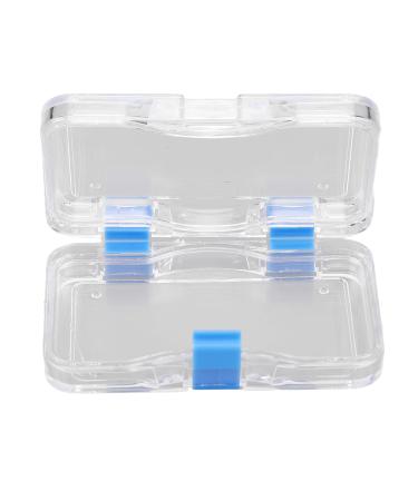 HERCHR denture case retainer case denture bath box cup denture storage box for orthodontic teeth retainer