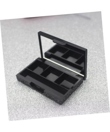 Ipetboom 4pcs Box Eyeshadow Matchbox Eye Shadow Empty Eye Shadow Pallet Eye Shadow Box Makeup Palette Mirror 4.5X7.2CM Black 2 - Buy Online on GoSupps.com