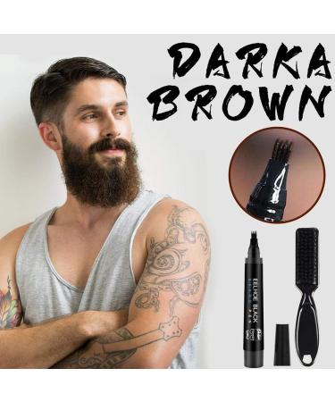 Nevay Bart Fill Pencil Set - Waterproof Beard & Mustache Coloring Tool | Deluxe Fill Pin & Brush for Realistic Contouring - Buy Online on GoSupps.com