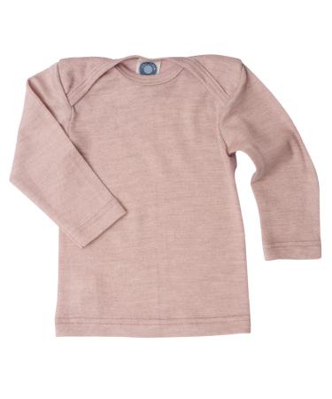 Cosilana Baby Long Sleeve Vest 70% Wool 30% Silk Pink Mottled 98/104 cm