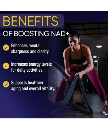 Ageless NAD+ Supplements for Women & Men | 300mg Nicotinamide Riboside Chloride | Dietary Supplement for Anti-Aging | Supports Energy Focus Stamina Fat Metabolism & Cognitive Function 90 Capsules 90 Count (Pack of 1) - Buy Online on GoSupps.com