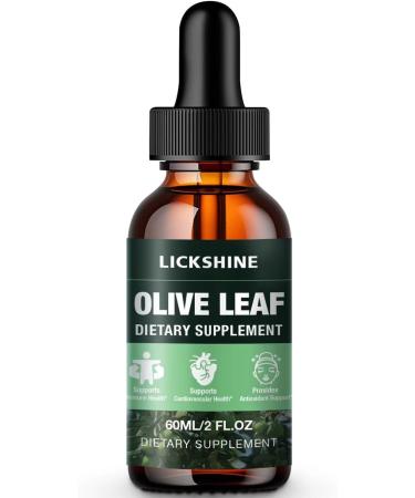 lickshine Olive Leaf Liquid Extract for Better Absorption - 2 Fl Oz.