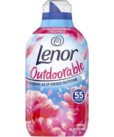 Lenor Outdoorable Ultra Concentrated Fabric Conditioner 55w 770ml Pink Blossom Scent + Lenor in-Wash Scent Booster Beads Pink Blossom 2Pk 2 x 176gr + Our Gift for You: Organza Bag Size 9x7x0.1cm - Buy Online on GoSupps.com