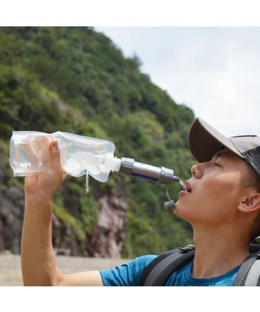 Buy Aomiun Portable Water Filter for Outdoor Survival | Camping Hiking & Emergency Water Filtration System - Army Green - Buy Online on GoSupps.com