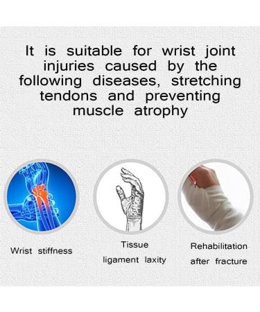 Wrist Rehabilitation Training Device Multifunctional Wrist Finger Orthosis Pressure Air Bag Design Flip Wrist Up and Down for Stretches The Tendons and Restores The Angle of Motion (Size : Left Hand - Buy Online on GoSupps.com