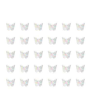 posionks 30 Pieces Small Hair Clips Hair Clip Butterfly Plastic Set for Girls Women Hair Accessories