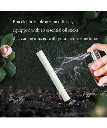 Shop Essential Oil Diffuser Bracelet | Aromatherapy Zinc Alloy Locket | Adjustable Canvas Wristband | Perfect Gift for Mother's Day - Buy Online on GoSupps.com