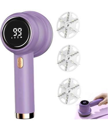 Electric Lint Remover - 3-Speed Fabric Shaver with LED Display | Portable Debobbler 6 Cutter Leaves & 3 Replacement Cutters - Ideal for Clothes Care - Buy Online on GoSupps.com
