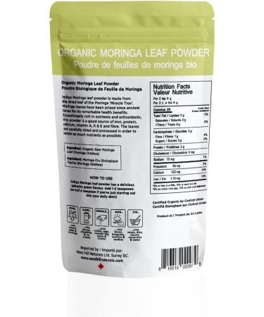 Indigo Organic Moringa Powder Green - Buy Online on GoSupps.com