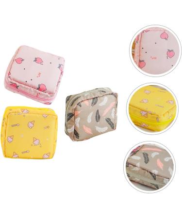 12 pcs Cotton Menstrual Bag Set | Women's Bandages & Tampon Holder | Dustproof Oxford Travel Storage Bags - Buy Online on GoSupps.com
