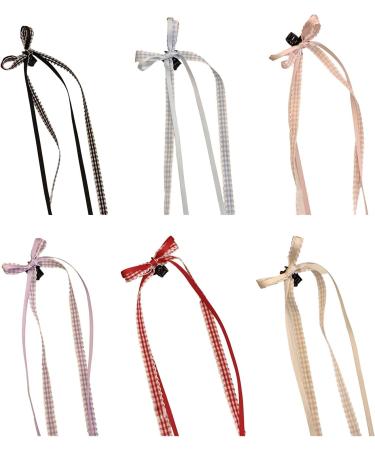 Ribbon Hairpin Hair Ribbon Bow Clip Elegant Barrettes For Women Suitable For Everyday Use - Buy Online on GoSupps.com