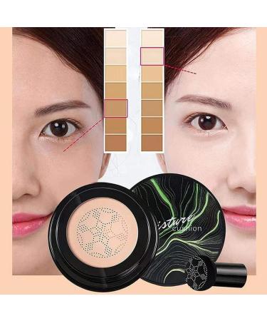 Mushroom Head Air Cushion CC Cream Foundation Cover Concealer Nude Makeup Moisturizing Brightening Pigment Liquid Foundation (1 Pack) - Buy Online on GoSupps.com