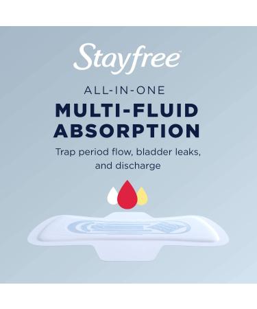 Stayfree Maxi Regular Pads - 66 Count Pack for Women | Thermocontrol Technology | Reliable Protection and Absorbency for Periods - Buy Online on GoSupps.com