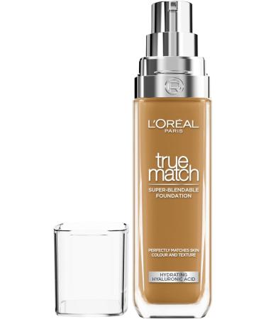 L'Oreal Paris L'Or al Paris True Match Foundation 8.5N Natural Coverage Foundation with Hyaluronic Acid & SPF 15 30 ml Vegan - Buy Online on GoSupps.com