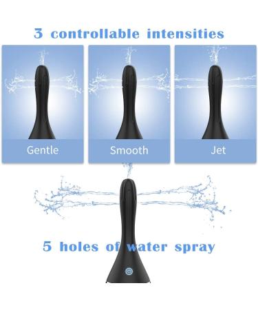 Adorime Automatic Enema Bulb - Rechargeable Douche Kit with 3 Intensity Modes, Anti Back-Flow Design - Private Hygiene Silicone Cleaner - 12oz - Buy Online on GoSupps.com