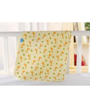 Yworld Cotton Bamboo Changing Pad | Breathable & Waterproof | Washable & Reusable Diaper Liner | 20x28in Size | Color Series - Buy Online on GoSupps.com