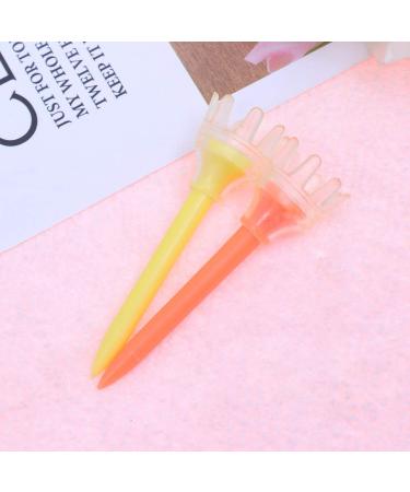 5pcs Lightweight Plastic Crown Top Golf Tees 5.4cm - Durable & Random Color - Buy Online on GoSupps.com