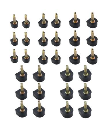 UTALIND 15 Pairs High Heel Tips Shoes Replacement Caps High Heel Repair Tool 3mm Nail Diameter U-Shape Dowels Repair Tips Pin in 5 Different Size  8/9/10/11/12mm  Black - Buy Online on GoSupps.com