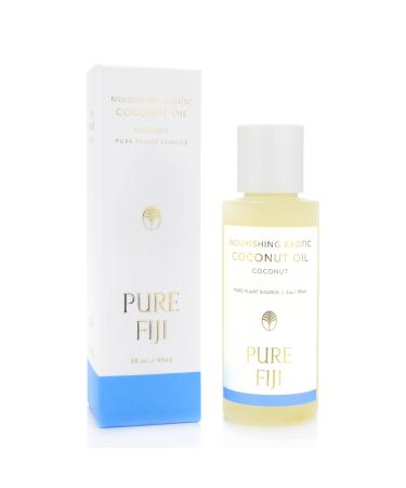 PURE FIJI Travel Size Nourishing Exotic Coconut Oil Coconut (3oz/90ml)