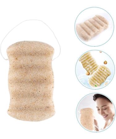 Angoily 1pc Bath Cotton Crutch Handle Covers Makeup Removal Facial Tools for Skin Care Face Puff Remove Makeup Body Powder Puff Wash Round Face Charcoal Sponge Makeup Puff Clean Gum - Buy Online on GoSupps.com