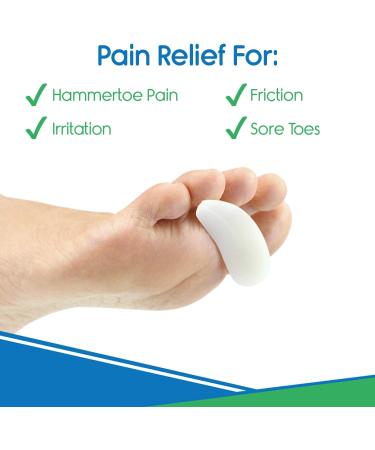 ViveSole Toe Separator For Bunion - Hammer Toe Straightener Pads (Pair) -Corrector for Curled  Crooked  Curved  Overlapping  Clubbed  Claw  Mallet Curling Relief-Right & Left Gel Support Crest Cushion - Buy Online on GoSupps.com