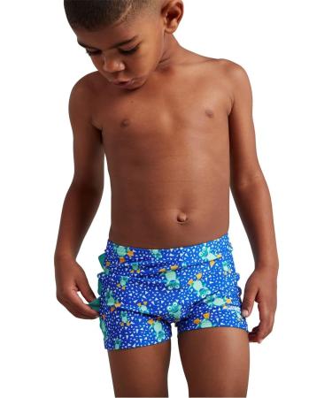 Buy Speedo Boys Corey Croc Digital Aquashort 5 Years - Blue/Emerald/Mango/Aqua Mint/White | International Shipping Available - Buy Online on GoSupps.com