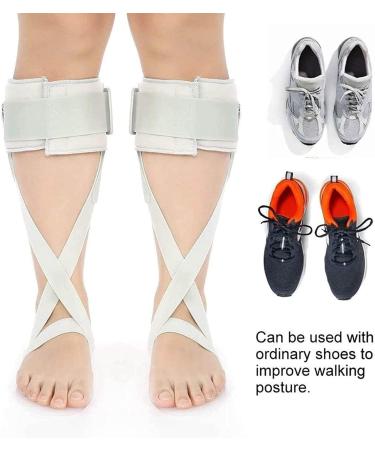 Adjustable Ankle Foot Orthosis for Drop Foot | Stabiliser for Flaccid Foot & Dorsiflexion - Medium Right - Buy Online on GoSupps.com