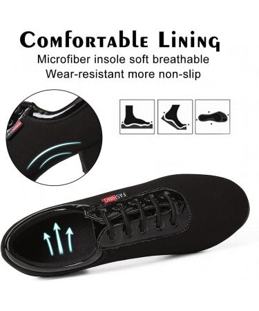 Ruybozry Women's Latin Dance Shoes - Lace-Up Closed Toe Jazz Practice Shoes Model 601 5cm Suede Sole Size 38 EU - Buy Online on GoSupps.com