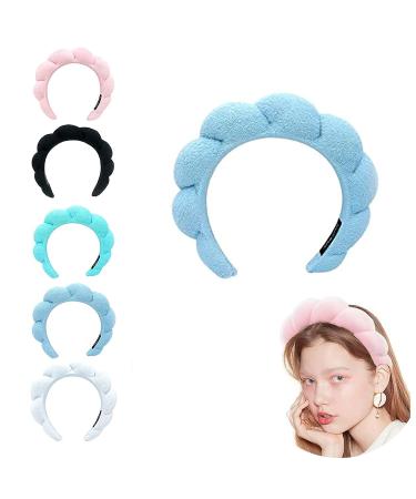 BIRBU Spa Headband for Women - Green Makeup & Face Washing Soft Towel Hair Band - Buy Online on GoSupps.com