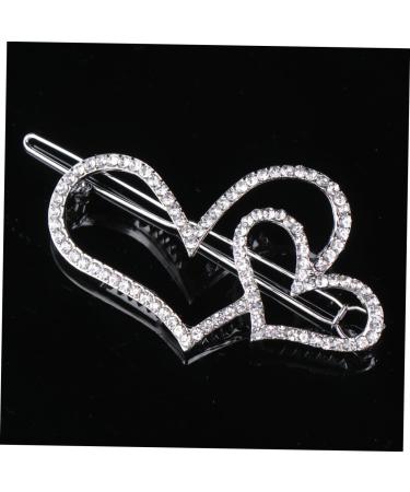 FRCOLOR Alloy Hair Clips Rhinestone Alligator Clip Crystal Handmade Bridal Clip Alloy BB Hairgrip Shinny Crystal Alligator bow Accessories Korean bride Hollow Hairpin - Buy Online on GoSupps.com