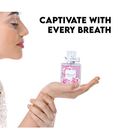 Women's Spray Perfume Mademoiselle Rose Intense Long Lasting Eau De Parfum Cologne for Women Refreshing Floral Fragrance for Casual Use Ideal Holiday Gift 3.4 Fl Oz - Buy Online on GoSupps.com