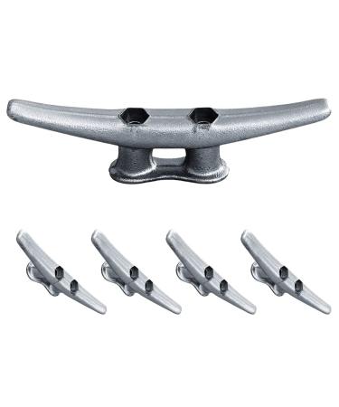Simplified Living 6" Galvanized Iron Dock Cleat 4 Pack