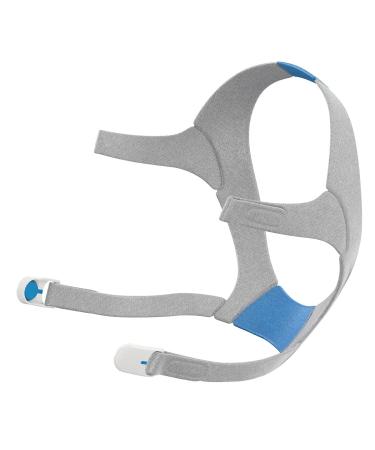 ResMed AirFit/AirTouch N20 Headgear - Replacement Headgear - Features Magnetic Headgear Clips - Standard, Blue