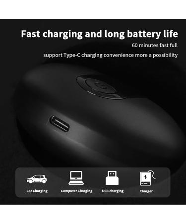 Buy WAIKIL Rotary Electric Shaver | Mini Portable Cordless Grooming for Men - Waterproof Rechargeable Facial Trimmer - Buy Online on GoSupps.com