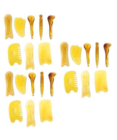 Partykindom 24 STK regrow regeneration scincare resilience globules for metabolic cure scratch massage tools resurrection acupuncture tools massage scraping meridian scratch board massage device